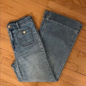 J. Crew Wide Leg Trouser Jeans